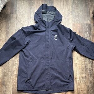 32 Degrees Dark Blue Hooded Raincoat